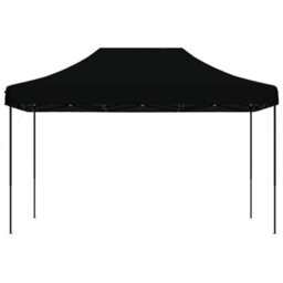 Walplus Foldable Party Tent Garden Gazebo Canopy Pop-Up Black 440X292X315 Cm - thumbnail 3