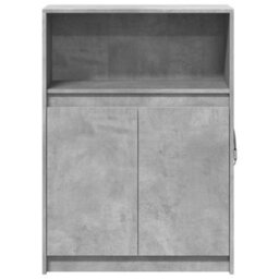 Vidaxl Sideboard With Led Concrete Grey 72X34X100 Cm Engineered Wood - thumbnail 6
