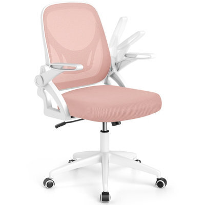 Gainoom Pink Office Chair Swivel Mesh Desk Chair Adjustable Height - image 1