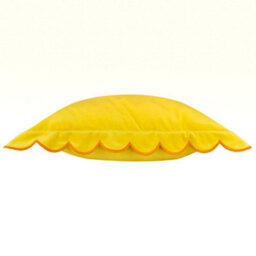 furn. Furn Lil Scallop Velvet Feather Filled Cushion - thumbnail 3