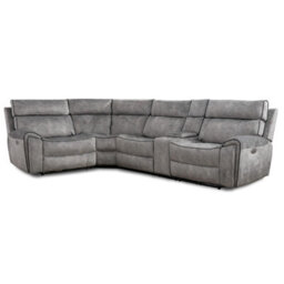 4 Seater Power Corner Recliner Corner Sofa Set With Console Cup Holder, 105 To 135 Degrees Recliner Padded Sofa - thumbnail 3