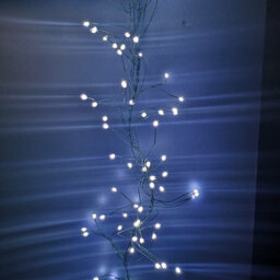 Samuel Alexander 5.4M White Leds Green Garland Wire Light Christmas Decoration With Timer - thumbnail 5