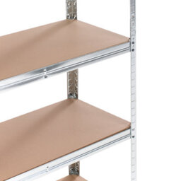 Beliani Set Of 2 Garage Shelves Xitta Metal 75 Cm 30 Cm Silver - thumbnail 7