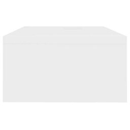 Vidaxl Monitor Stand White 42X24X13 Cm Engineered Wood Monitor Stands - thumbnail 5