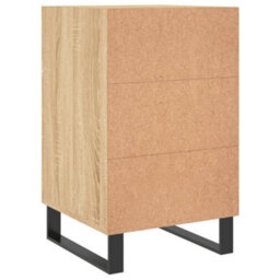 Berkfield Bedside Cabinet Sonoma Oak 40X40X66 Cm Engineered Wood - thumbnail 8