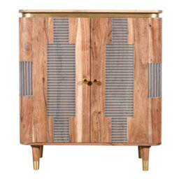 Buttercup Farm Wilton 2 Doors Sideboard - Acacia Wood - L40 X W80 X H95 Cm