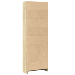 Berkfield Bookcase Sonoma Oak 60X24X176 Cm Engineered Wood - thumbnail 6