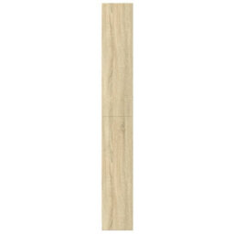 Berkfield Bookcase Sonoma Oak 60X24X176 Cm Engineered Wood - thumbnail 5