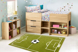 RugsX Carpet Mundial Football Pitch, Football - Green 100X160 Cm - thumbnail 5