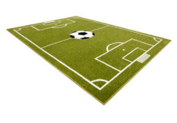RugsX Carpet Mundial Football Pitch, Football - Green 100X160 Cm - thumbnail 1