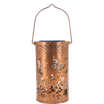 1Pcs Outdoor Solar Hanging Lantern Lights Waterproof Outdoor Garden Lawn Lamp Decor - image 1