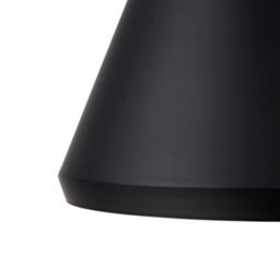 Wyld and Coco Nordic Glow Pendant Lamp - Matt Black Aluminium Cone With Warm Gold Inner, 24Cm, 189Cm Drop. - thumbnail 5