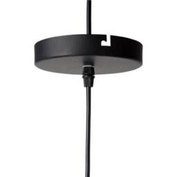Wyld and Coco Nordic Glow Pendant Lamp - Matt Black Aluminium Cone With Warm Gold Inner, 24Cm, 189Cm Drop. - thumbnail 6