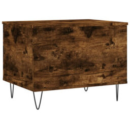 Berkfield Coffee Table Smoked Oak 60X44.5X45 Cm Engineered Wood - thumbnail 5