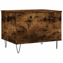 Berkfield Coffee Table Smoked Oak 60X44.5X45 Cm Engineered Wood - thumbnail 8