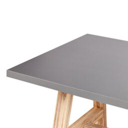 Beliani Garden Dining Table Tonnare 200 Cm 100 Cm Concrete Grey - thumbnail 5