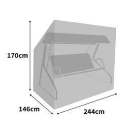 Bosmere All-Weather Hammock Cover 3 To 4 Seat Charcoal 244Cm X 170Cm X 146Cm All Weather Protection 6 Year Guarantee - thumbnail 1