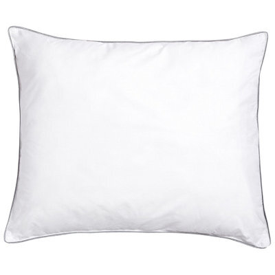 Beliani Premium Bed Pillows Set Of 2 50 X 60 Cm Cotton Covers Microfibre Filling Soft Support - image 1