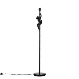 Valuelights Hanging Monkey Animal Quirky Modern Black Floor Lamp Base - thumbnail 1