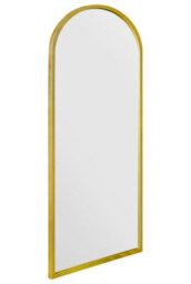 "Mirroroutlet - The Arcus - Black Framed Arched Garden Wall Mirror 71"" X 24"" (180 X 60 Cm)" - thumbnail 4