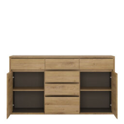 Furniture To Go Shetland 2 Door 6 Drawer Chest - thumbnail 3