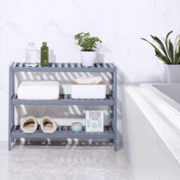 3 Tier Wooden Shoe Stand Storage Shelf Organizer - Upto 12 Pairs Of Shoes - Ideal For Hallway Living Room Bedroom Or Bathroom - thumbnail 6