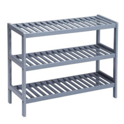 3 Tier Wooden Shoe Stand Storage Shelf Organizer - Upto 12 Pairs Of Shoes - Ideal For Hallway Living Room Bedroom Or Bathroom - thumbnail 1