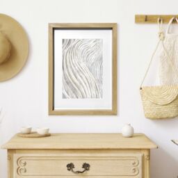 GoodHome Matt Oak Effect Plain Single Picture Frame (H)42.6Cm X (W)32.6Cm - thumbnail 3