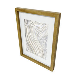 GoodHome Matt Oak Effect Plain Single Picture Frame (H)42.6Cm X (W)32.6Cm