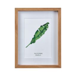 GoodHome Matt Oak Effect Plain Single Picture Frame (H)42.6Cm X (W)32.6Cm - thumbnail 5