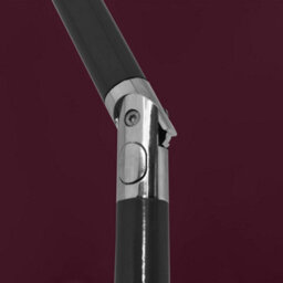 Berkfield Beach Umbrella Bordeaux Red 200X125 Cm - thumbnail 7