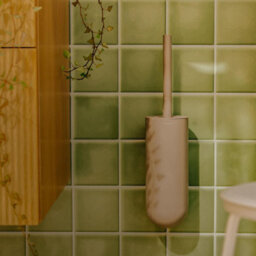 Cosmic Toilet Brush, Wall Mounted, Green, Award-Winning Design, Geyser Collection - thumbnail 7