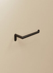 Cosmic Toilet Roll Holder, Matt Black, Micra Collection - thumbnail 1