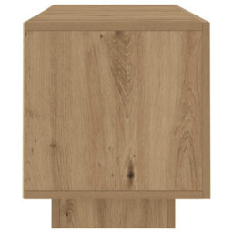 Berkfield Modern Tv Cabinet With Led Lights Artisan Oak 160X35X40 Cm Engineered Wood - thumbnail 8