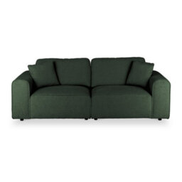 Hugo Moss Green 3 Seater Sofa - Fully Assembled By Roseland Furniture - thumbnail 1