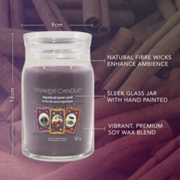 Yankee Candle Signature Large Scented Jar Candle - Mystical Tarot Card Halloween - thumbnail 3