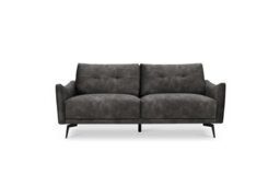 Home Detail Kensington 3 Seater Velvet Sofa, Steel Grey Velvet - thumbnail 3