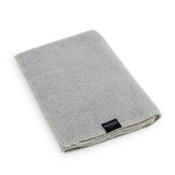 Native Natural Hoop Pattern Baby Grey Wool Blanket - thumbnail 2