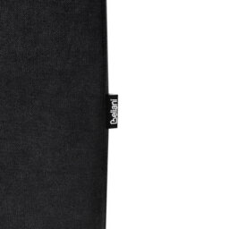 Beliani Retro Ottoman Habo Fabric Black - thumbnail 7