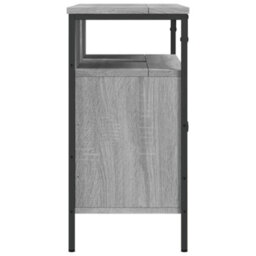 Berkfield Bathroom Sink Cabinet Grey Sonoma 80X30X60 Cm Engineered Wood - thumbnail 7
