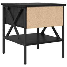 Berkfield Bedside Tables 2 Pcs Black Oak 40X42X45 Cm Engineered Wood - thumbnail 9