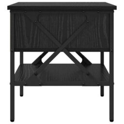 Berkfield Bedside Tables 2 Pcs Black Oak 40X42X45 Cm Engineered Wood - thumbnail 8