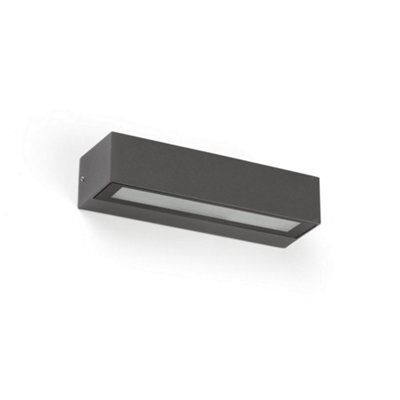 Luminosa Lighting Luminosa Lako Integrated Led Down Lighter Outdoor Wall Light Grey, 3000K, Ip65 - image 1