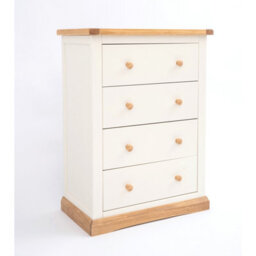 Cabinet Bits Trevi 4 Drawer Chest Of Drawers Wood Knob - thumbnail 2