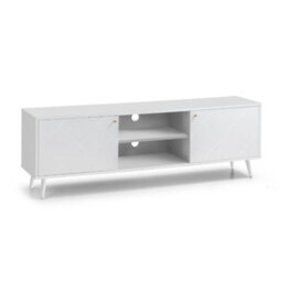 Oakham Premium Morven Tv Unit In White - thumbnail 2