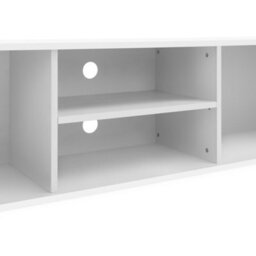 Oakham Premium Morven Tv Unit In White - thumbnail 6