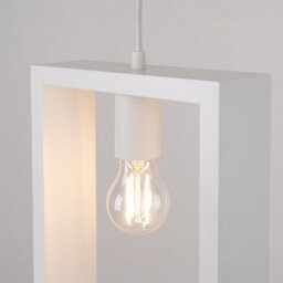 Luminosa Lighting Luminosa Aries Square Pendant Ceiling Light White - thumbnail 8