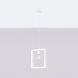 Luminosa Lighting Luminosa Aries Square Pendant Ceiling Light White - thumbnail 3