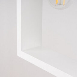 Luminosa Lighting Luminosa Aries Square Pendant Ceiling Light White - thumbnail 6