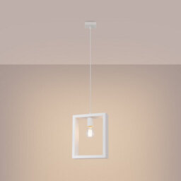Luminosa Lighting Luminosa Aries Square Pendant Ceiling Light White - thumbnail 2